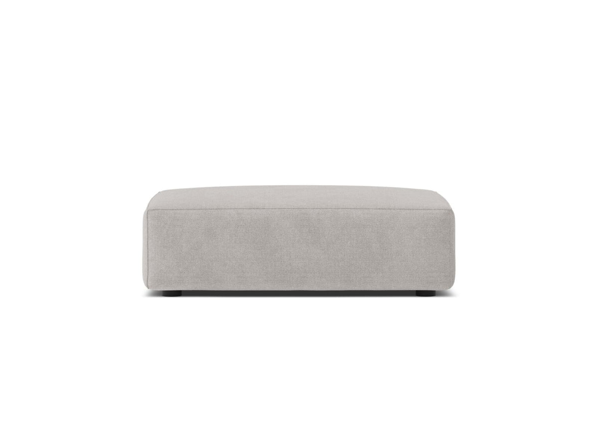 Jodie Pouf, 99x80 cm — Light Grey