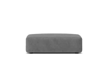 Pouf Strukturstoff Beige Jodie — Grey