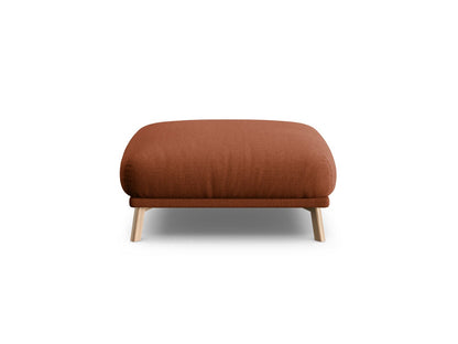 Pouf Strukturstoff Beige Naomi — Brick