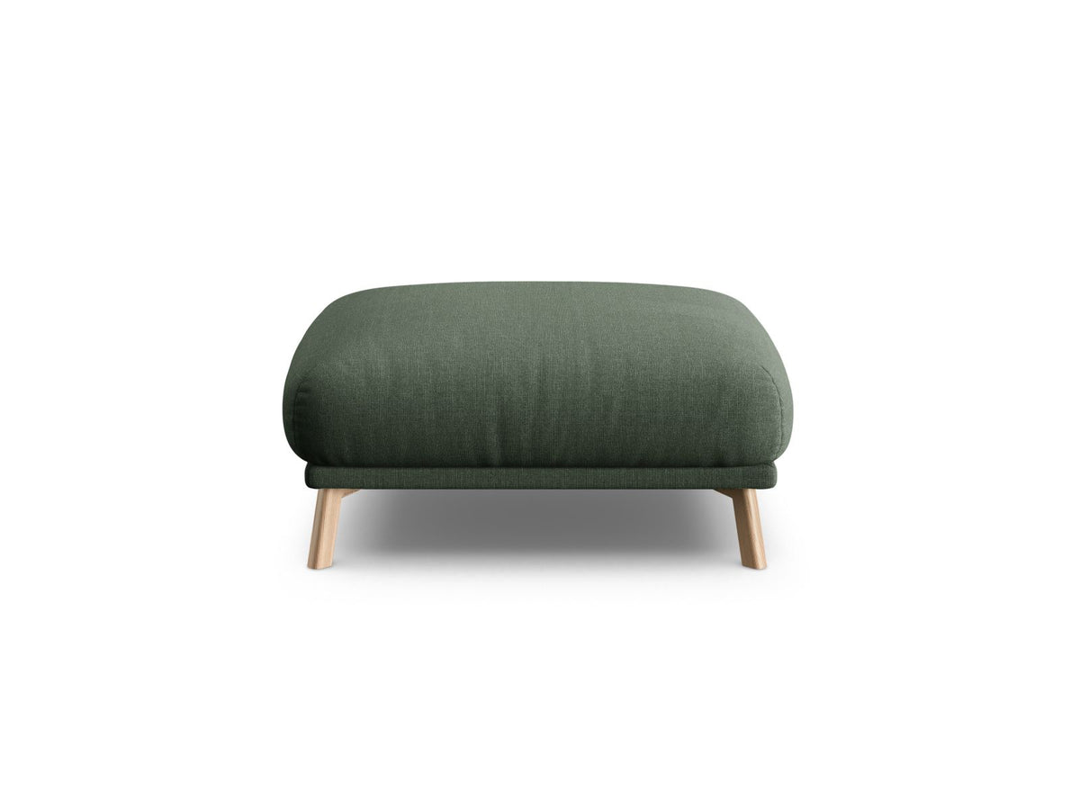 Naomi Pouf, 85x85 cm — Moss Green