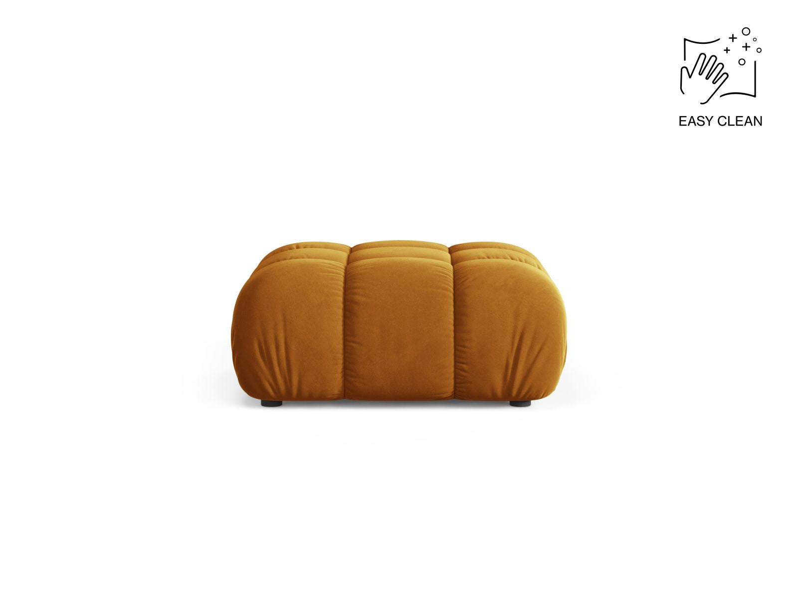 Bellis Pouf, 94x94 cm — Yellow