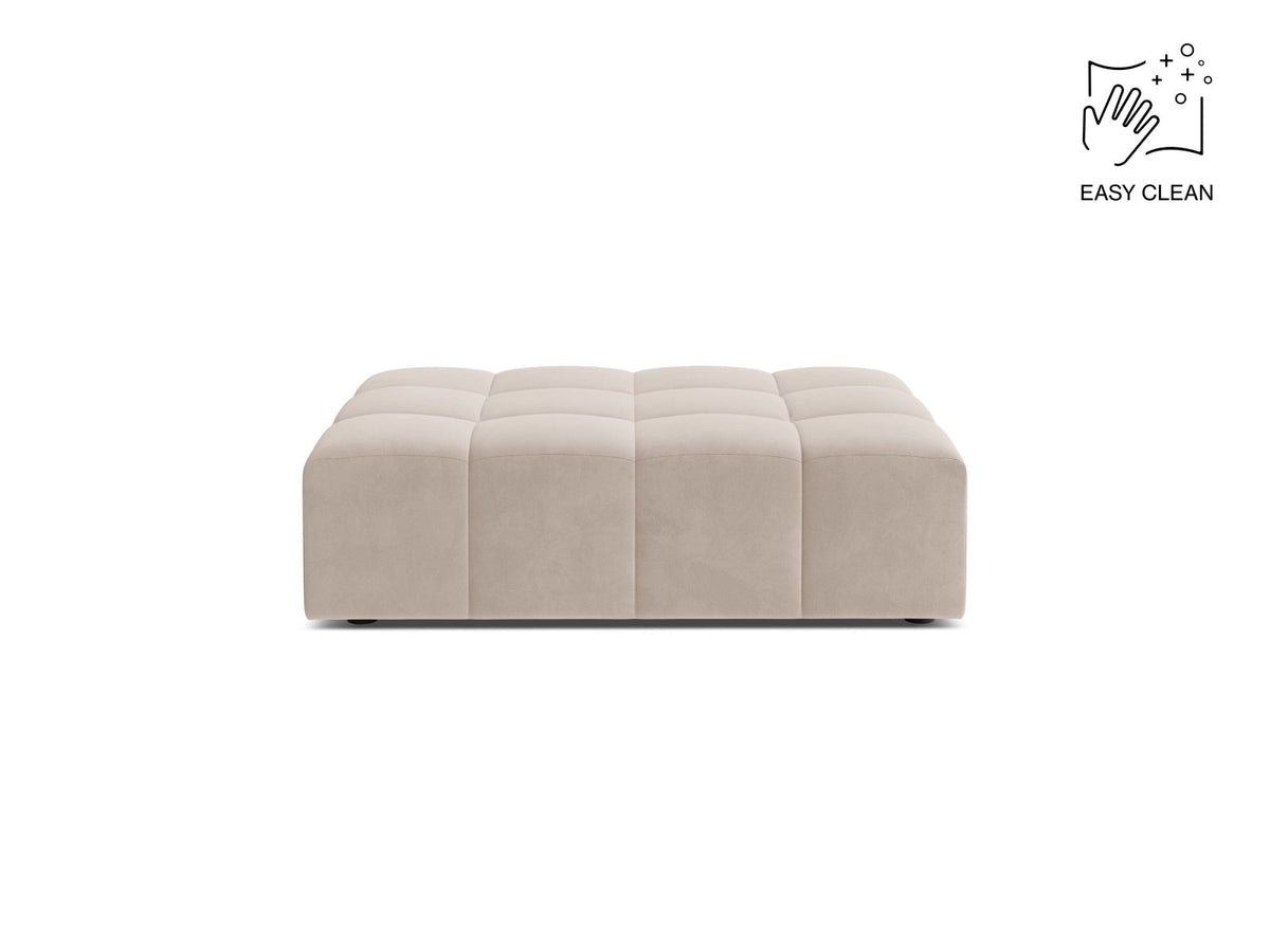 Jennifer Pouf, 102x84 cm — Light Beige