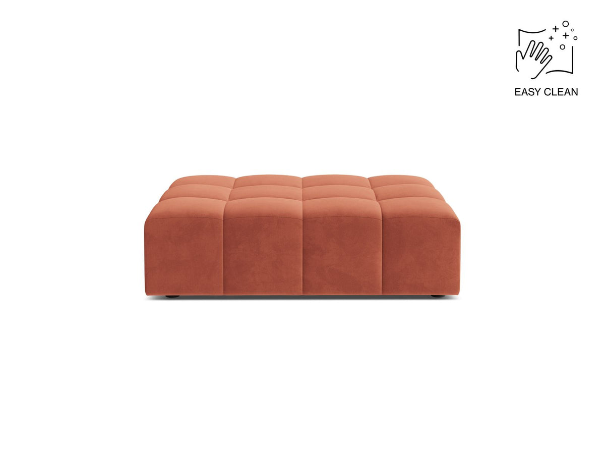 Jennifer Pouf, 102x84 cm — Coral