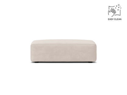 Pouf Samt Beige Jodie — Light Beige