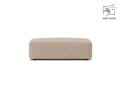 Pouf Samt Beige Jodie — Beige