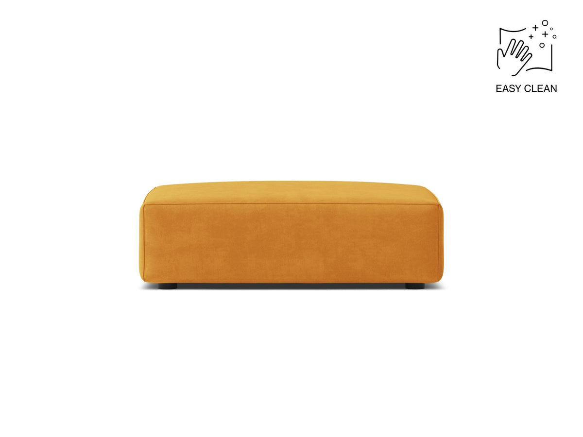Jodie Pouf, 99x80 cm — Yellow