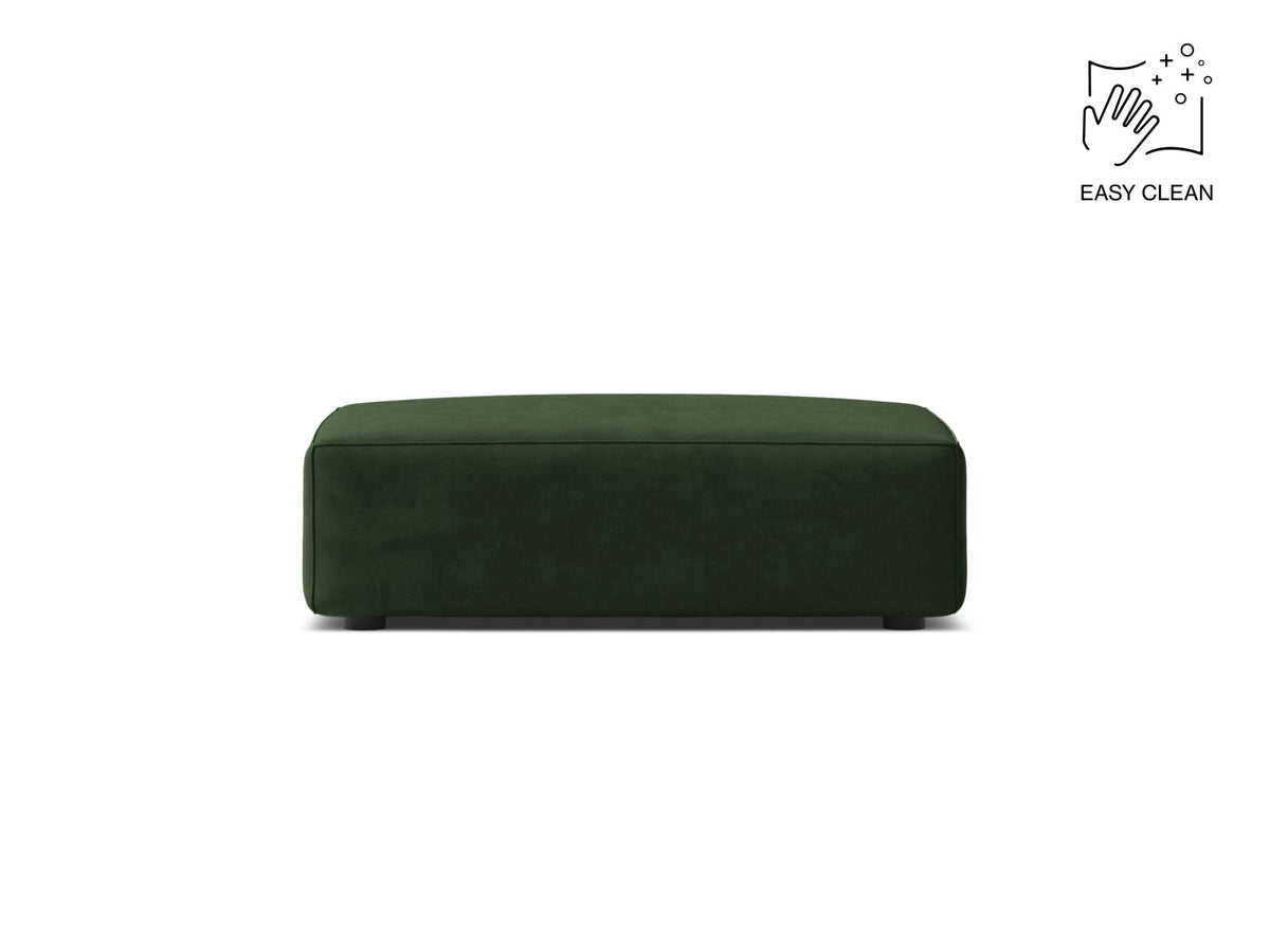 Jodie Pouf, 99x80 cm — Bottle Green