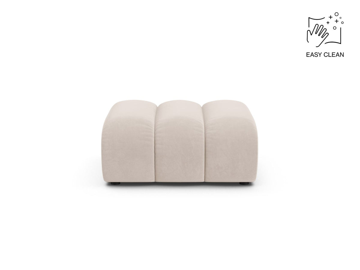Lupine Pouf, 95x92 cm — Light Beige