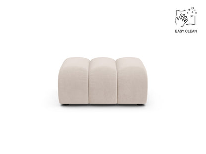 Pouf Samt Beige Lupine — Light Beige