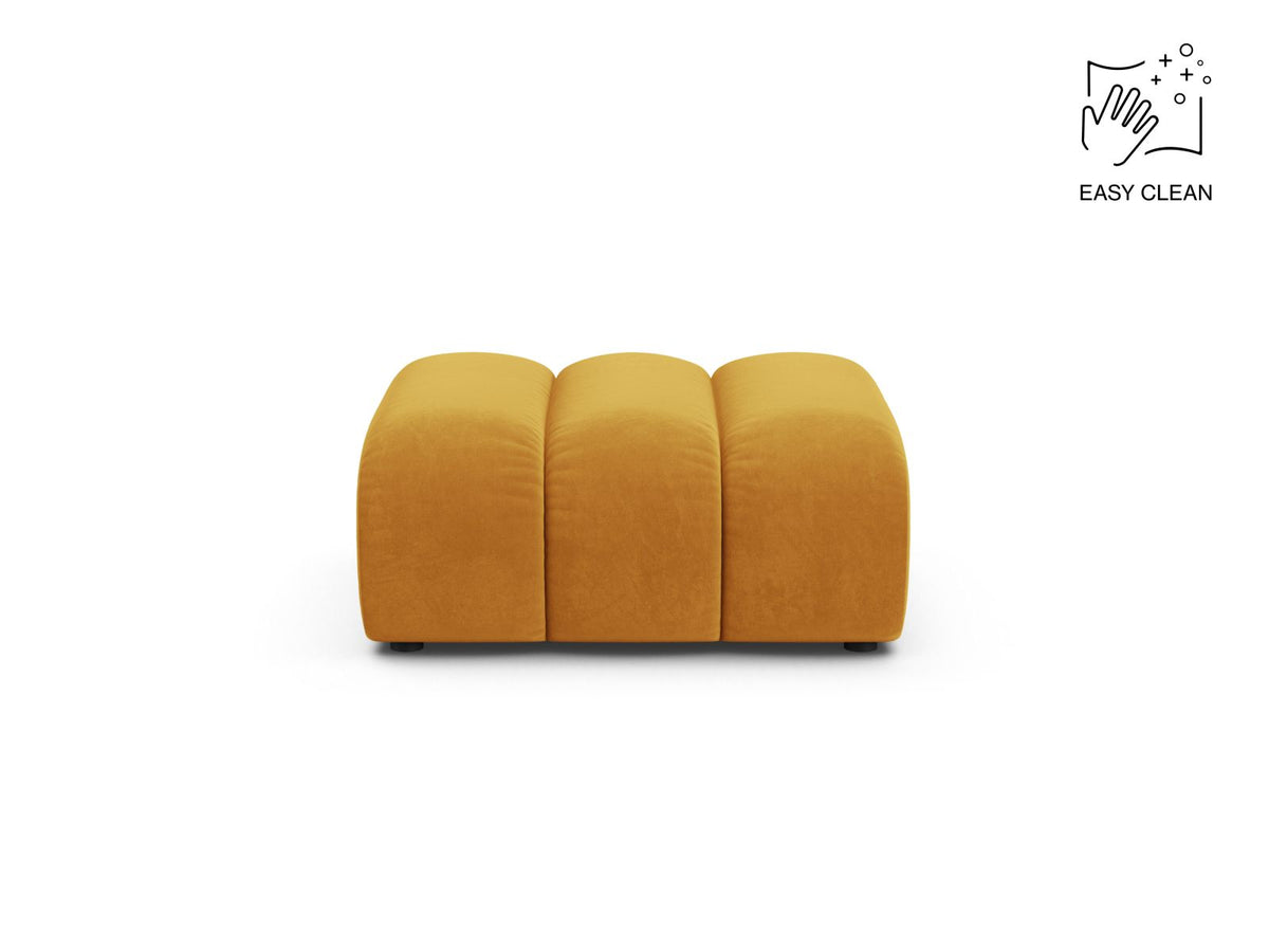 Lupine Pouf, 95x92 cm — Yellow