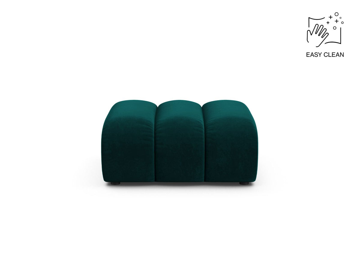 Lupine Pouf, 95x92 cm — Deep Petrol