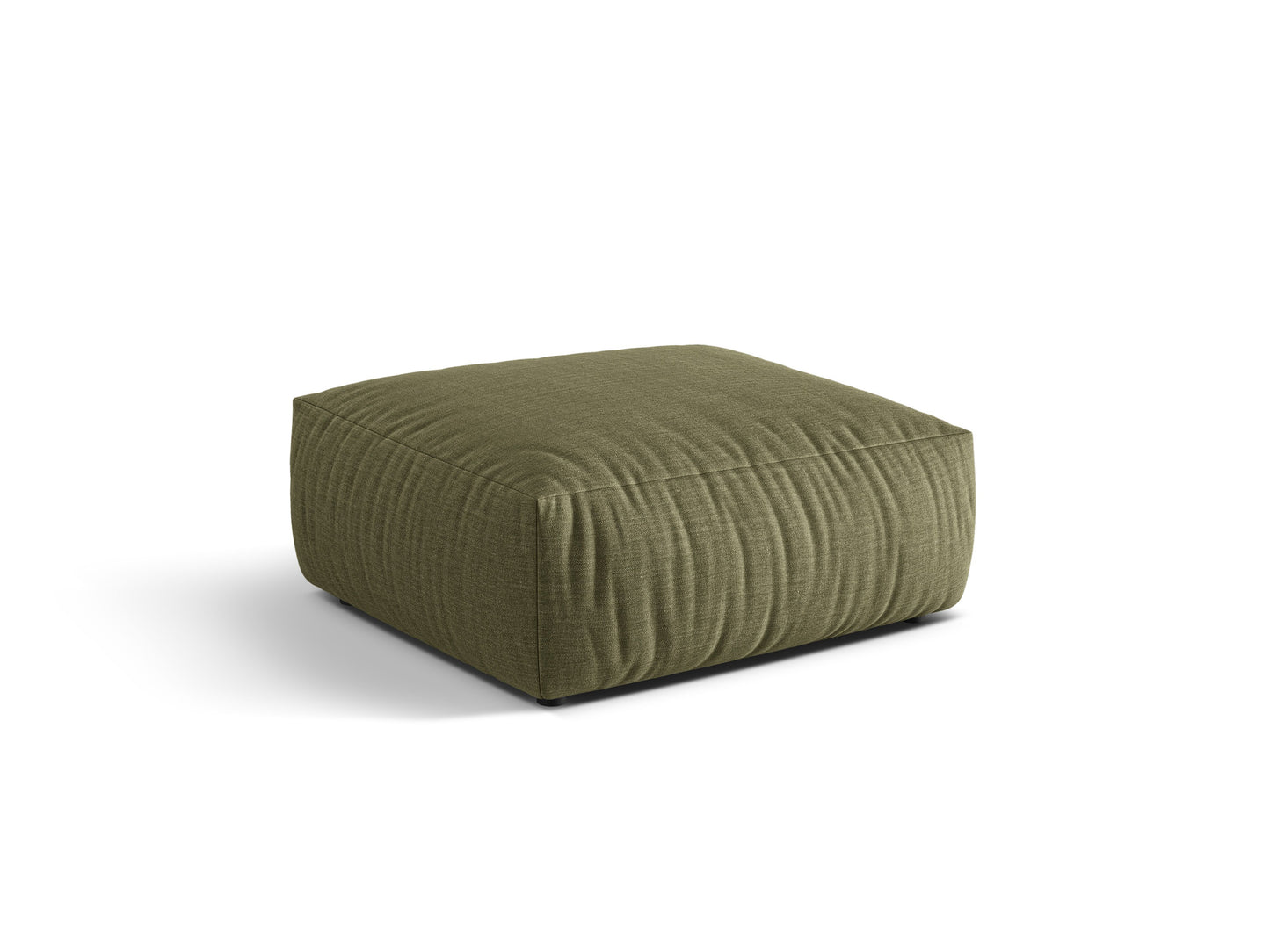 Pouf Strukturstoff Light Green Chris — Detailansicht