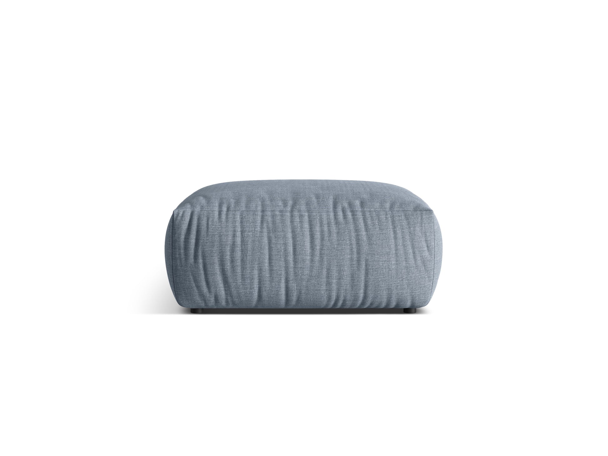 Chris Pouf, 100x85 cm — Muted Blue