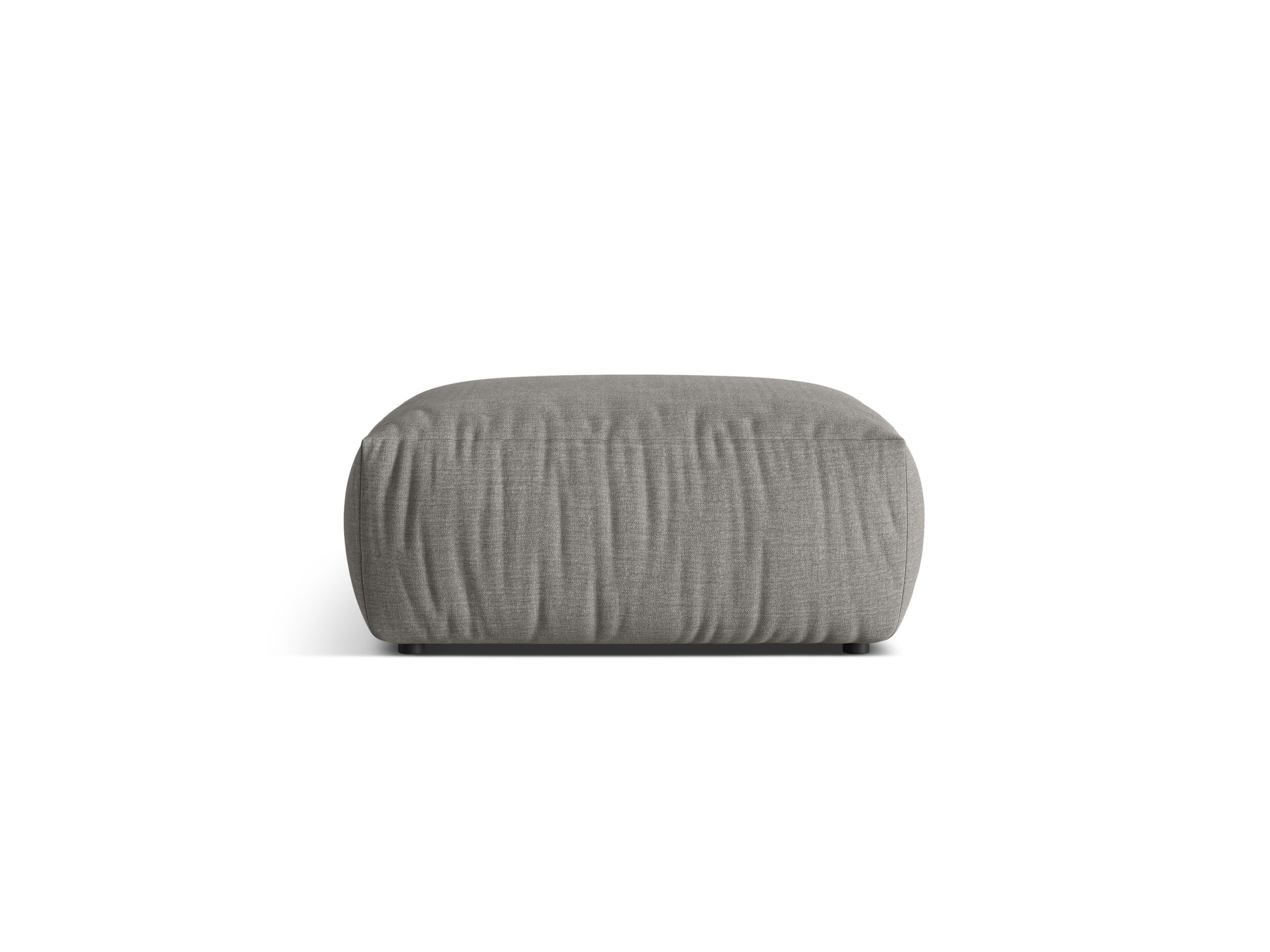 Chris Pouf, 100x85 cm — Warm grey