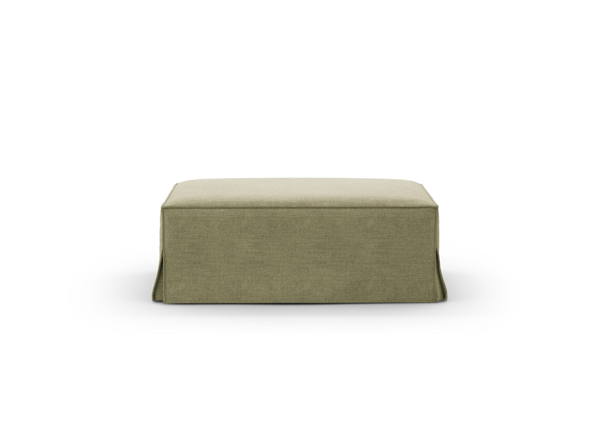 Jodie Pouf, 99x80 cm — Light Green