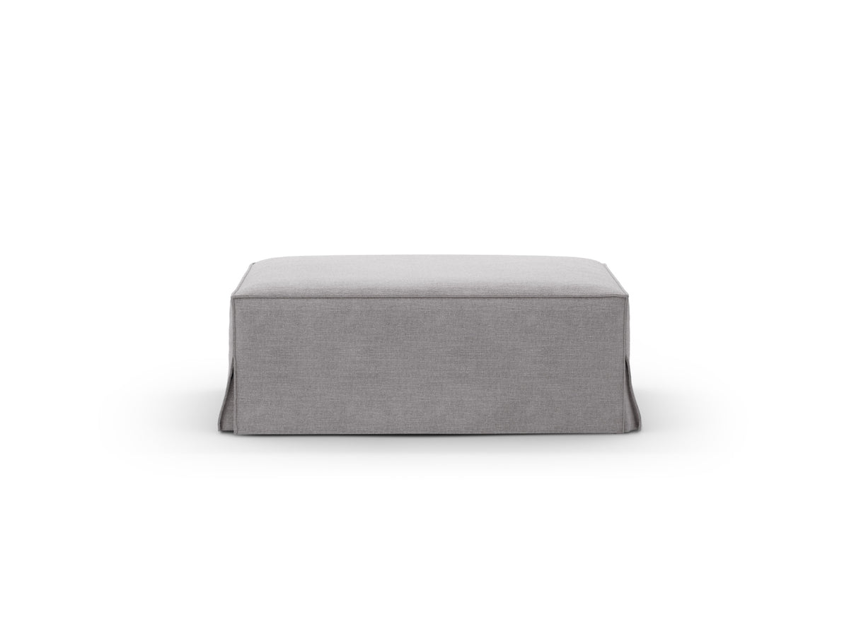Jodie Pouf, 99x80 cm — Warm grey