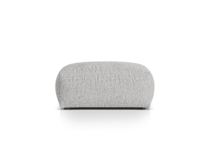 Pouf Bouclé Anthrazit Martina — Silver