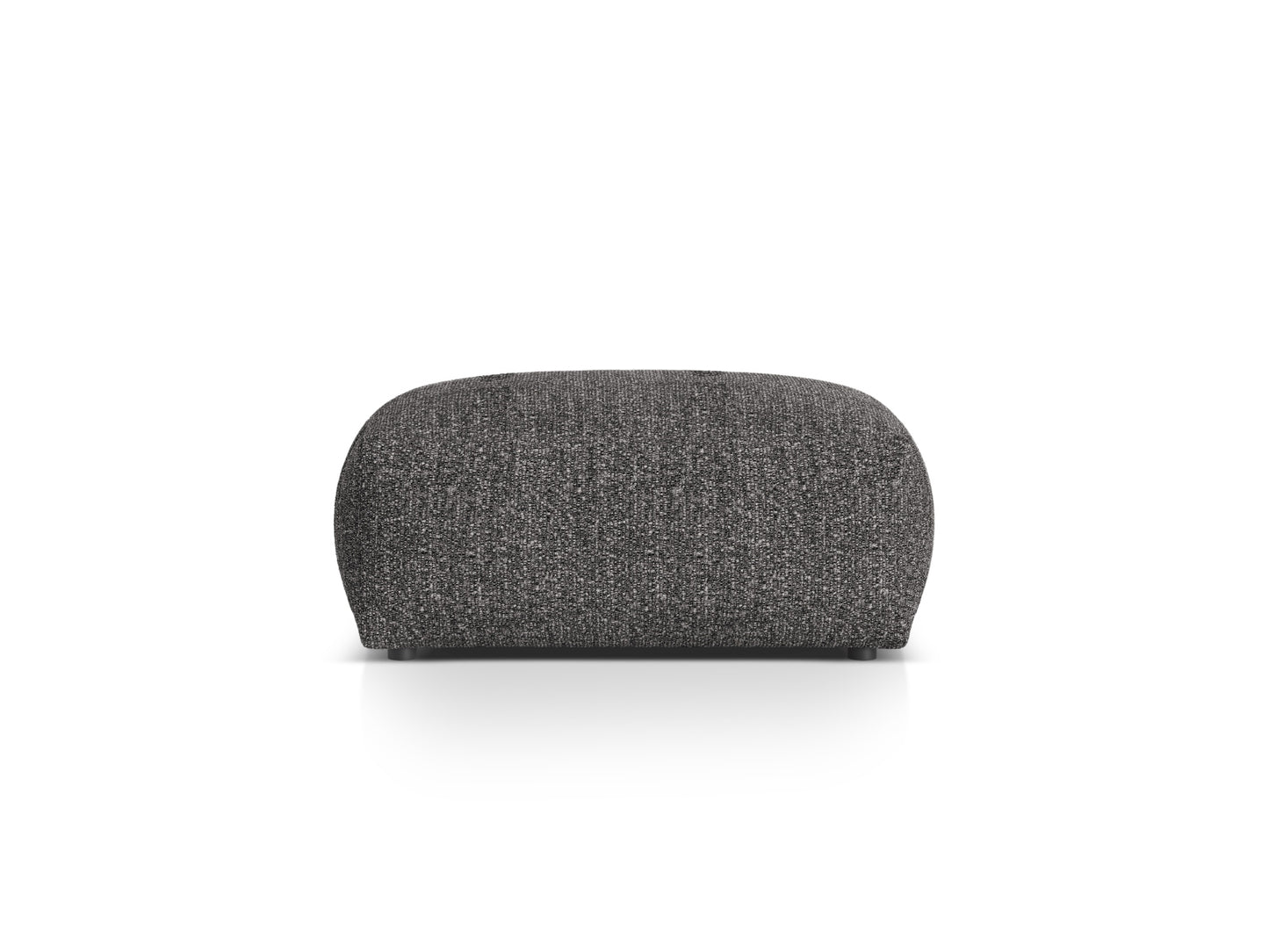 Pouf Bouclé Anthrazit Martina — Anthracite
