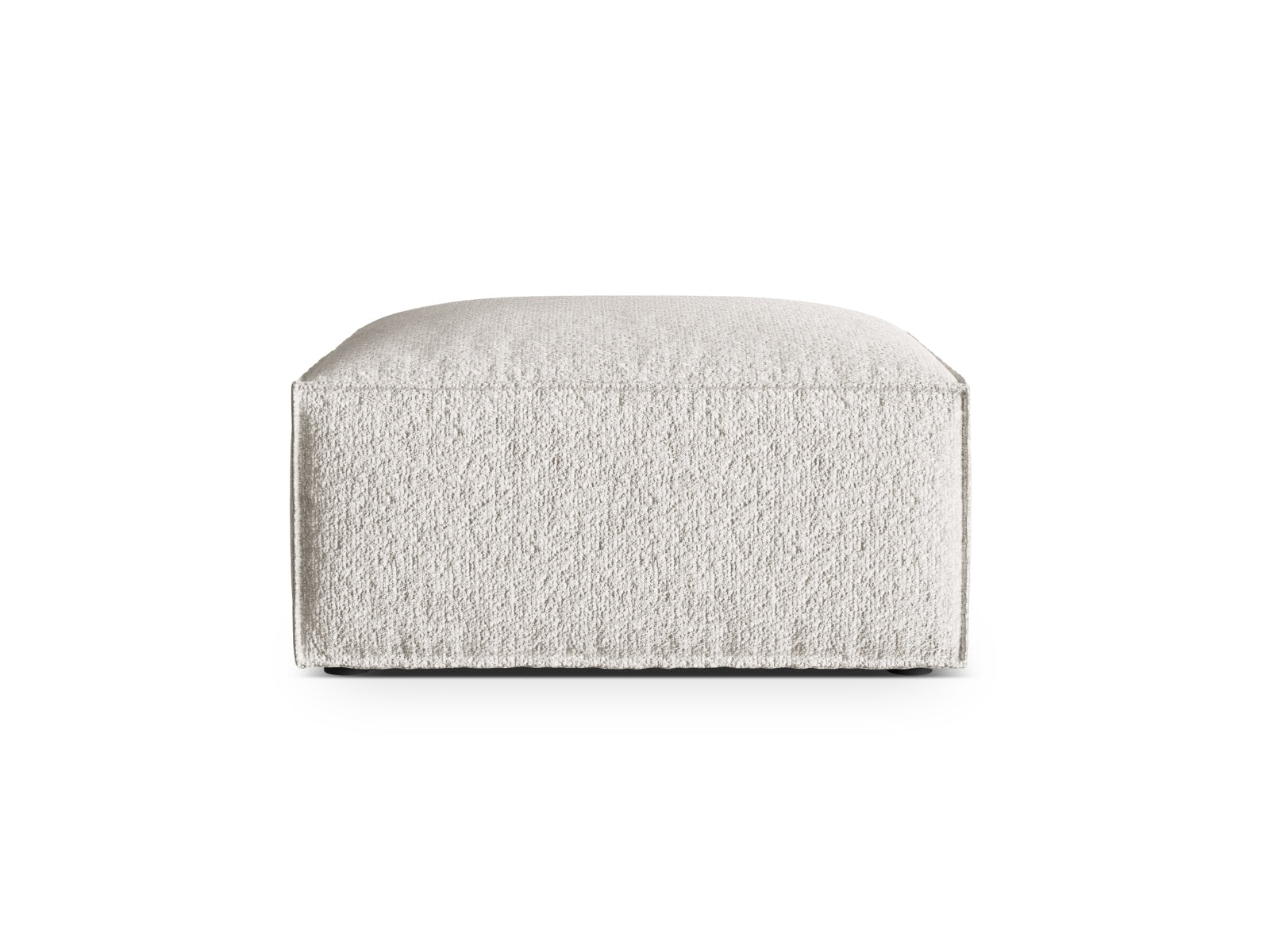 Nuria Pouf, 85x85 cm — Grey Beige Melange