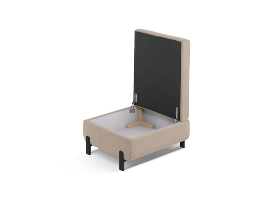 Gloria Pouf With Box, 92x76 cm