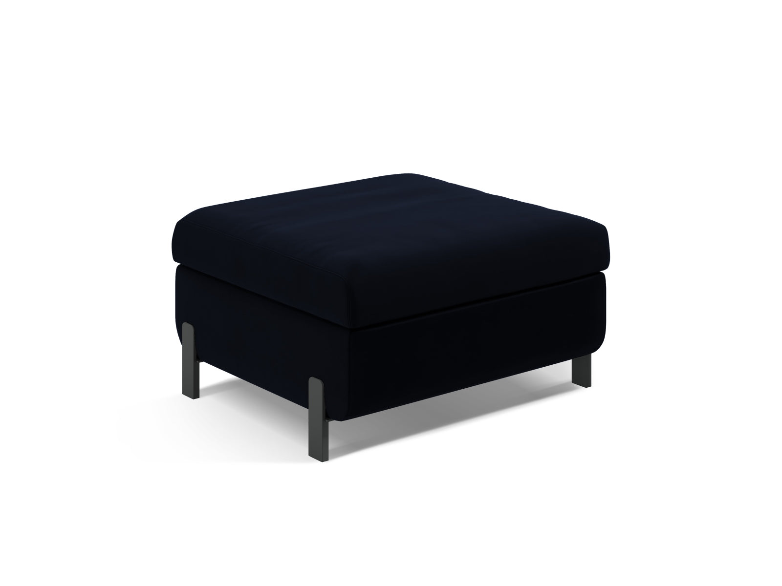 Gloria Pouf With Box, 92x76 cm — Royal Blue