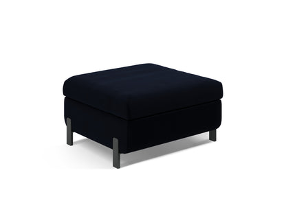 Pouf Samt Beige Gloria — Royal Blue
