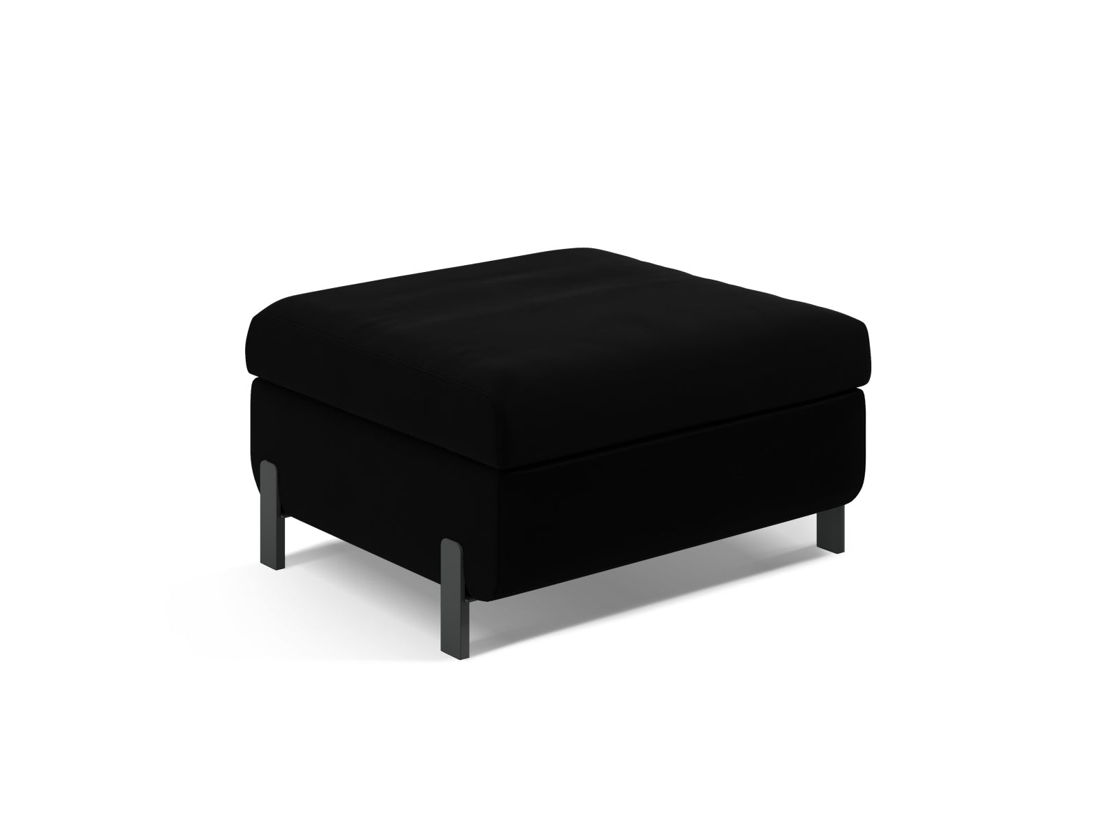 Gloria Pouf With Box, 92x76 cm — Black