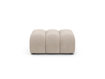 Pouf Samt Beige Lupine — Beige