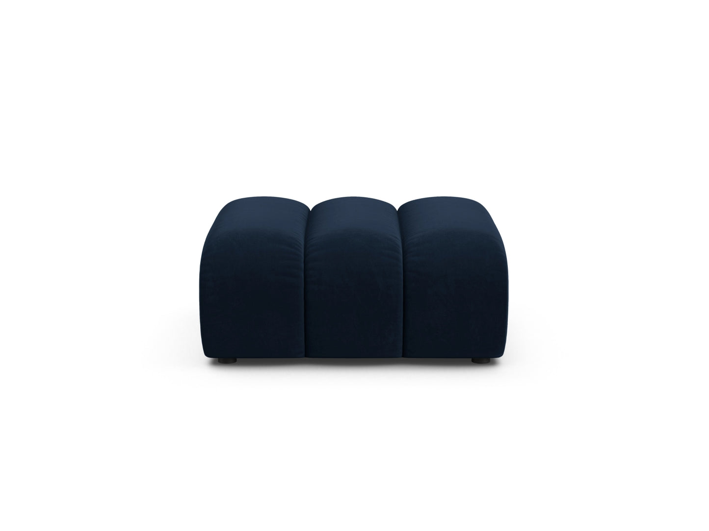 Pouf Samt Beige Lupine — Royal Blue