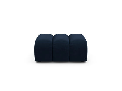 Pouf Samt Beige Lupine — Royal Blue