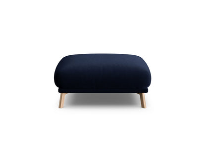 Pouf Samt Beige Naomi — Royal Blue