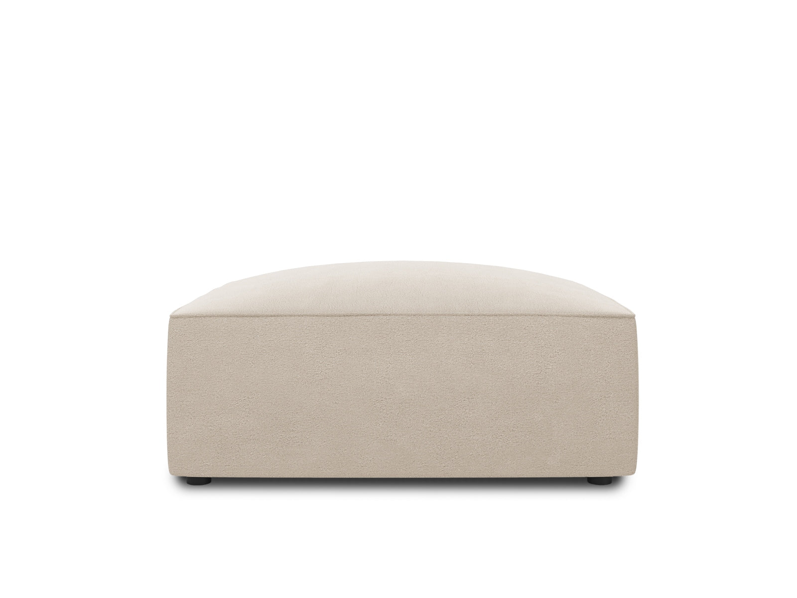 Pouf Samt Beige Ruby — Beige