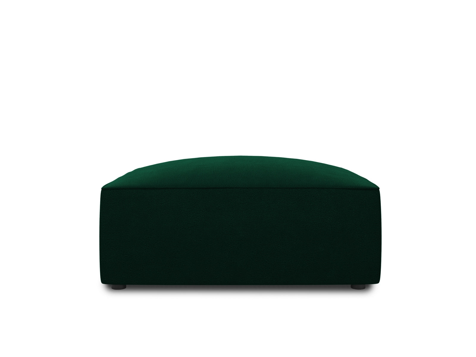 Ruby Pouf, 93x93 cm — Bottle Green