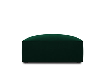 Pouf Samt Beige Ruby — Bottle Green