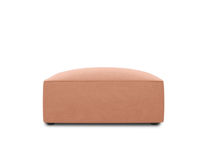 Pouf Samt Beige Ruby — Pink
