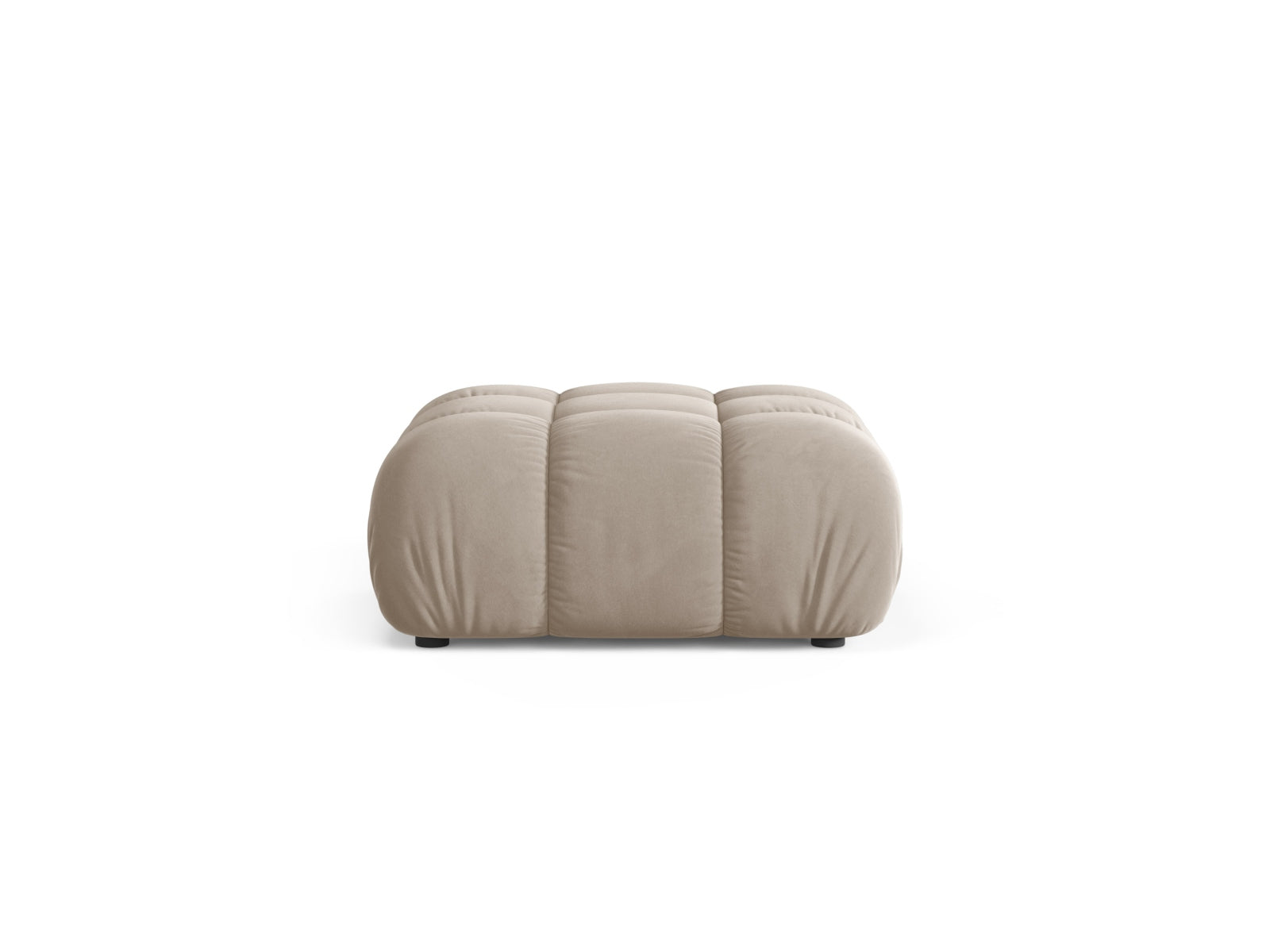 Bellis Pouf, 94x94 cm — Dark Beige