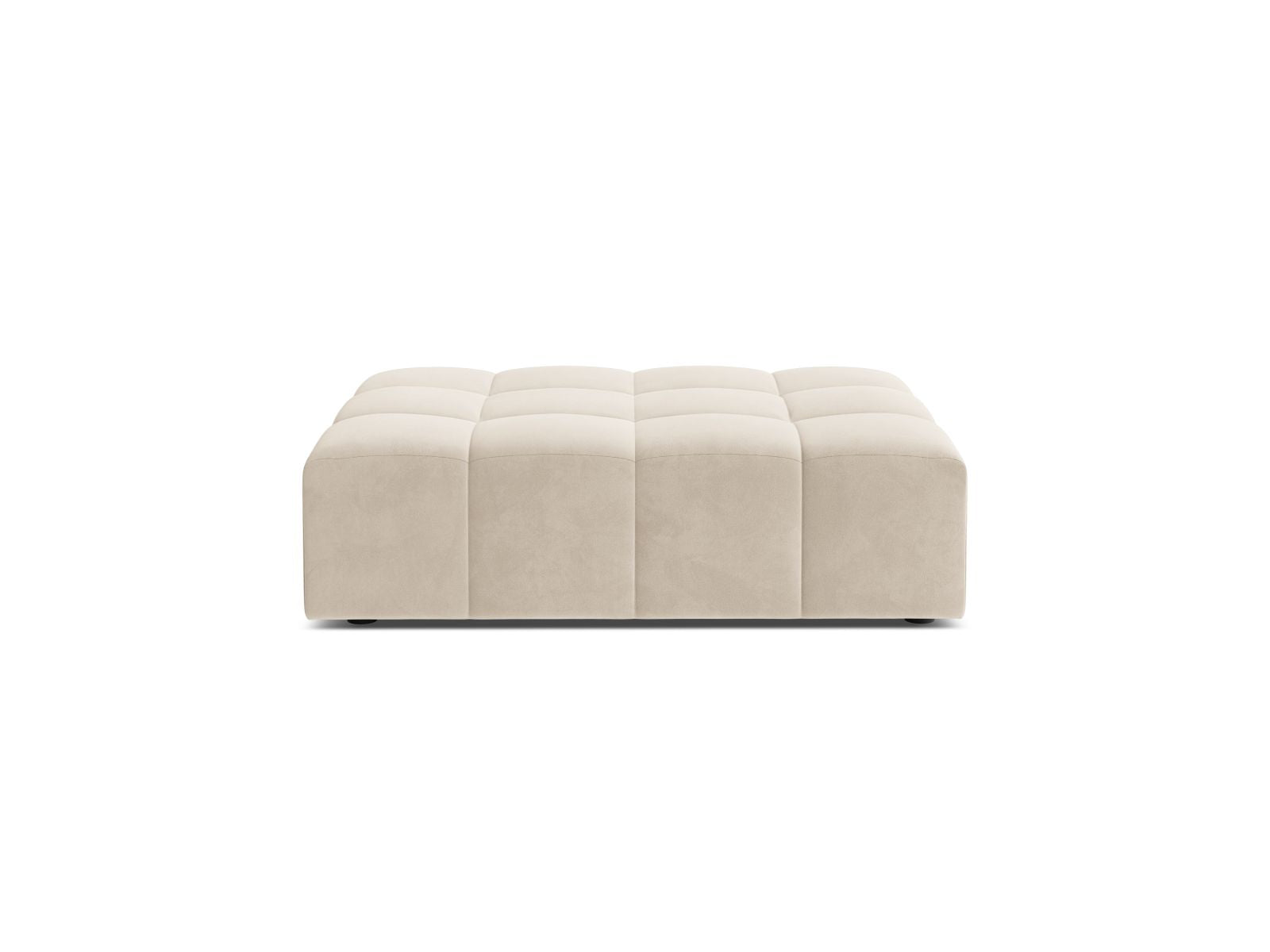 Jennifer Pouf, 102x84 cm — Light Beige