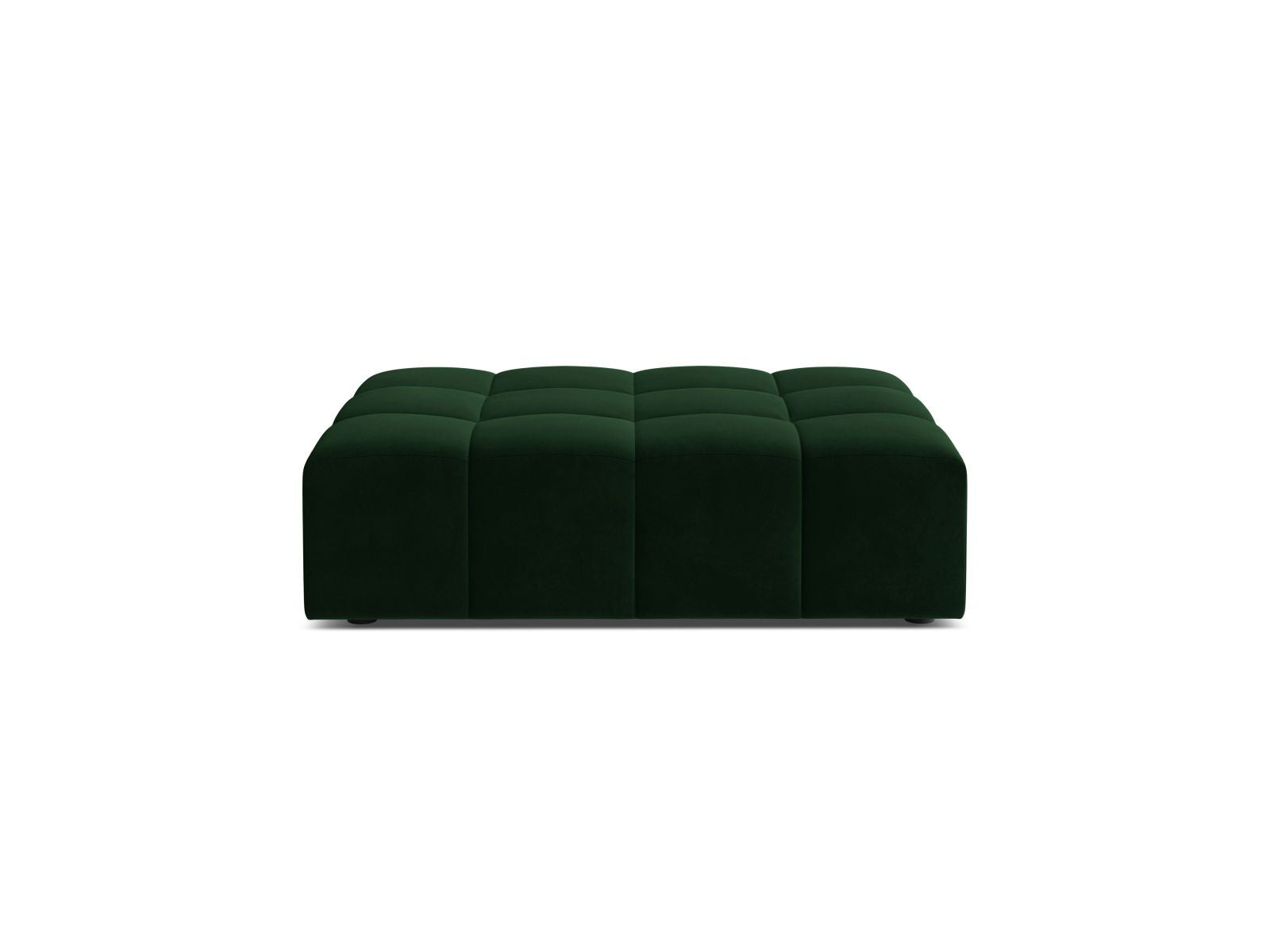 Jennifer Pouf, 102x84 cm — Bottle Green