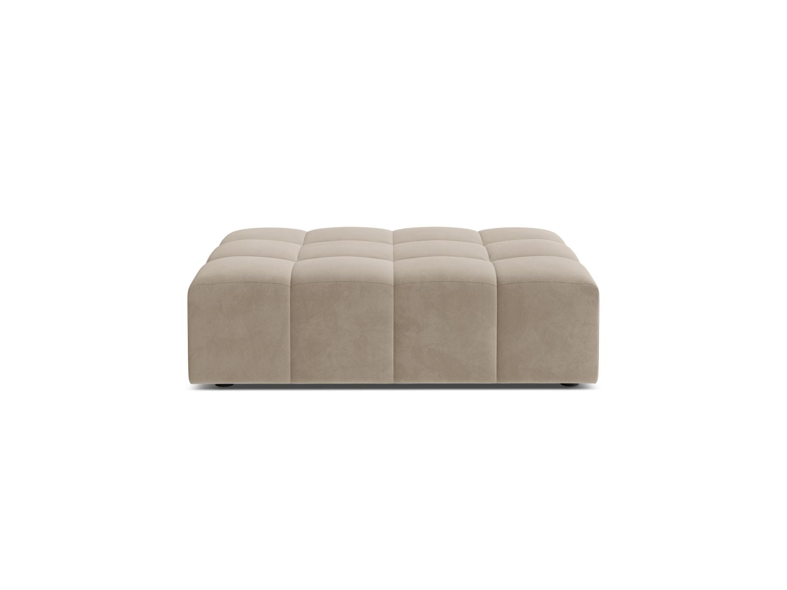 Jennifer Pouf, 102x84 cm — Dark Beige