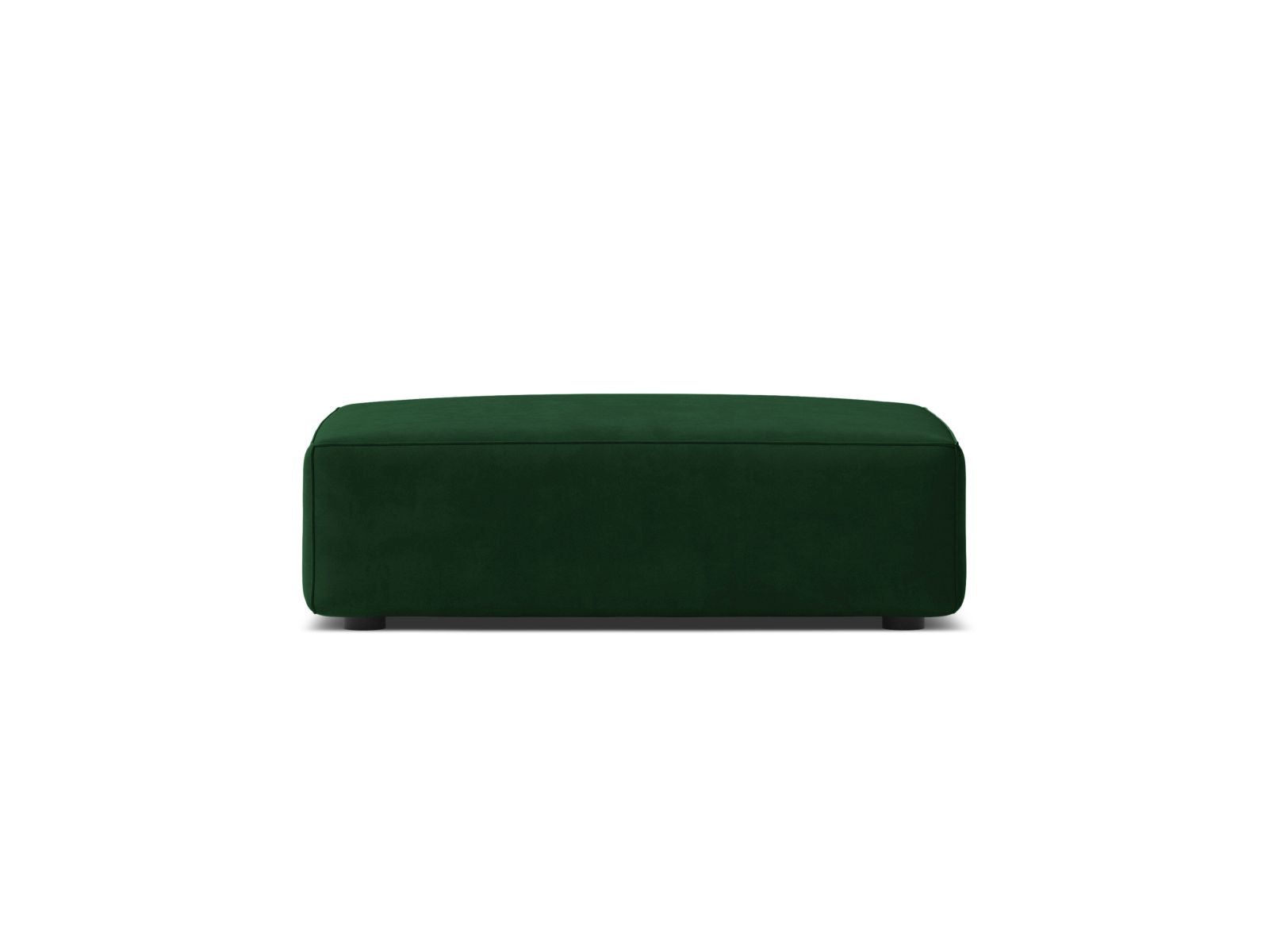 Jodie Pouf, 99x80 cm — Bottle Green