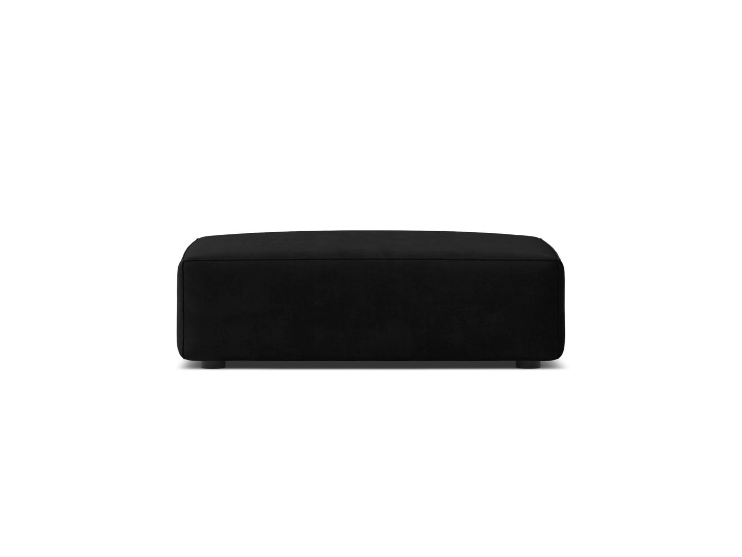 Pouf Samt Schwarz Jodie — Black