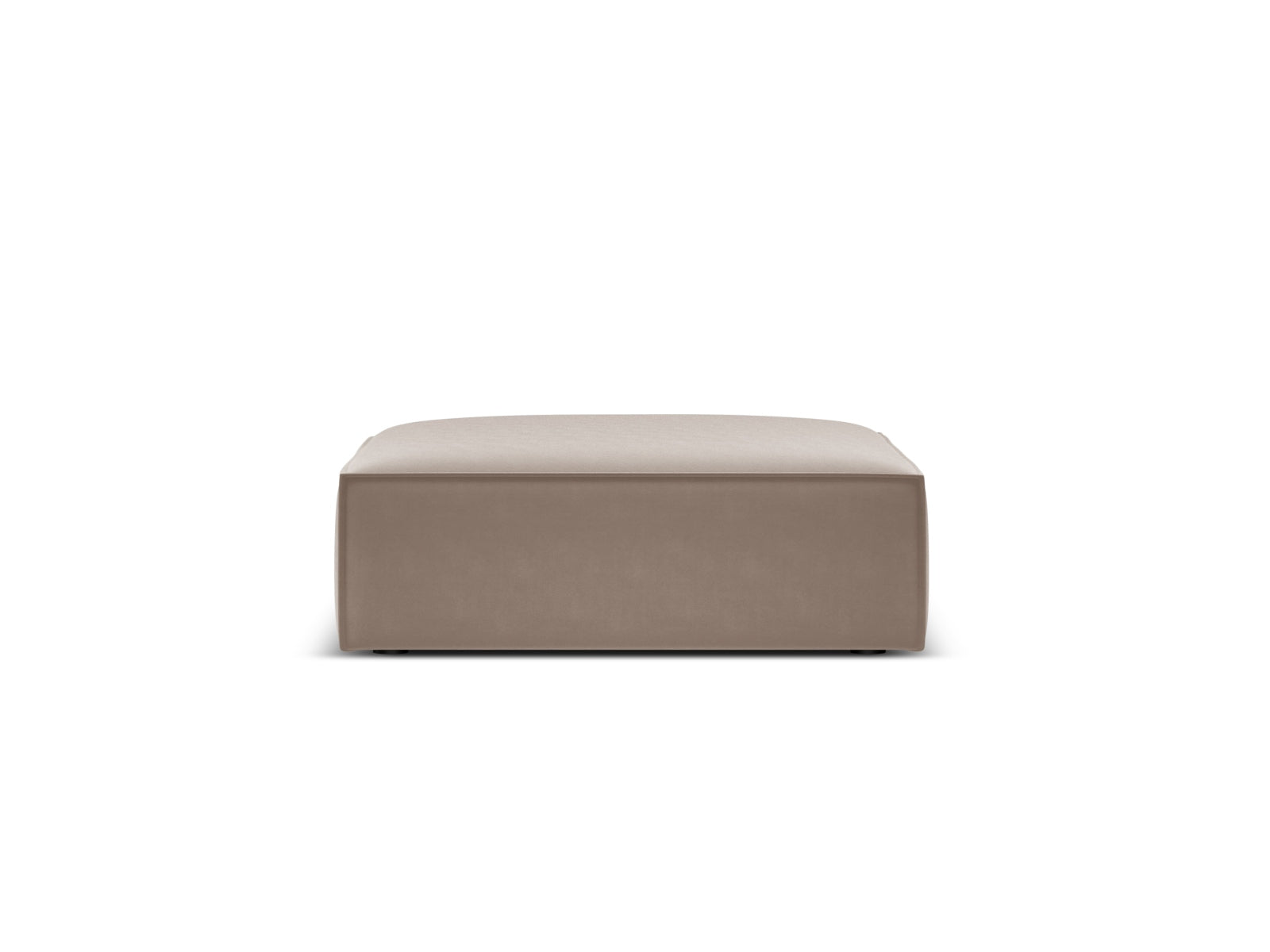 Kaelle Pouf, 100x80 cm — Cappuccino