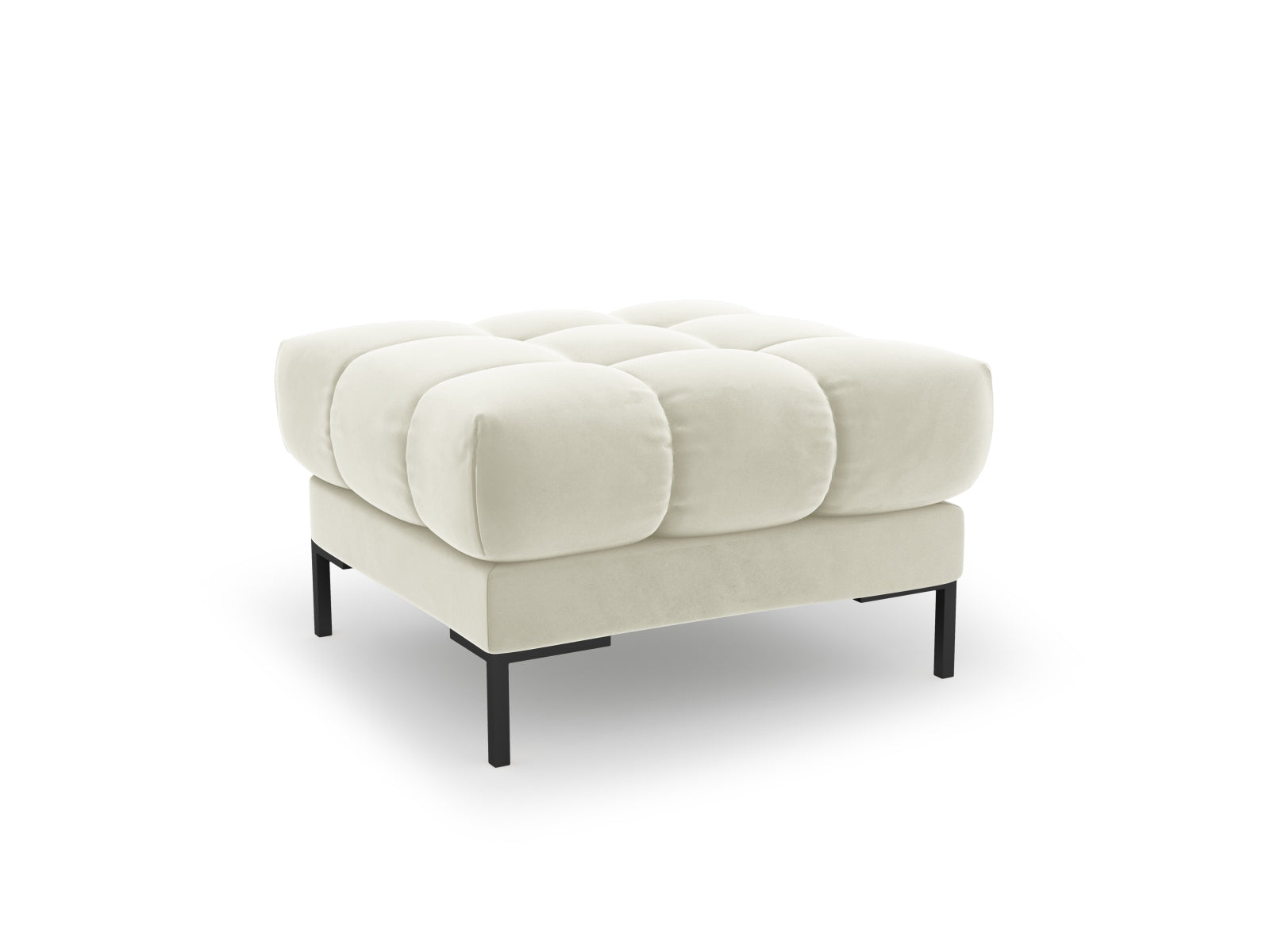 Mamaia Pouf, 60x60 cm — Light Beige