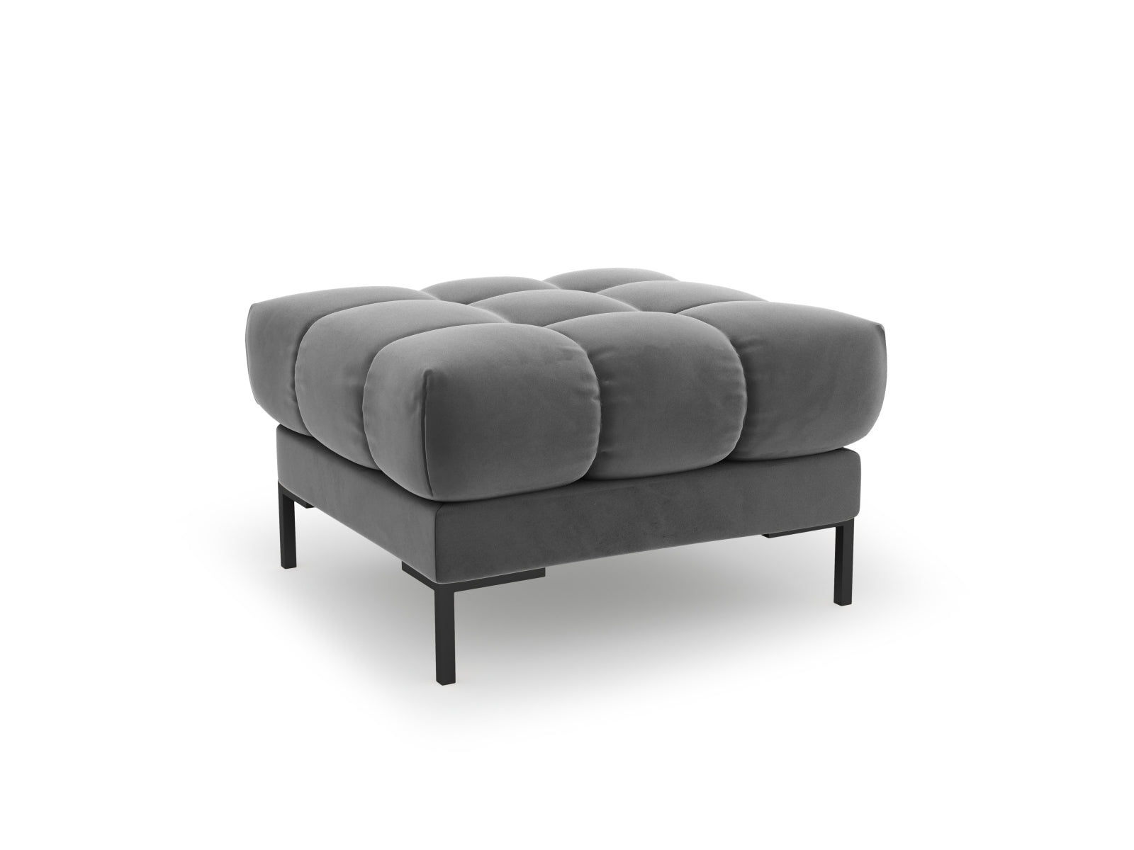 Mamaia Pouf, 60x60 cm — Light Grey