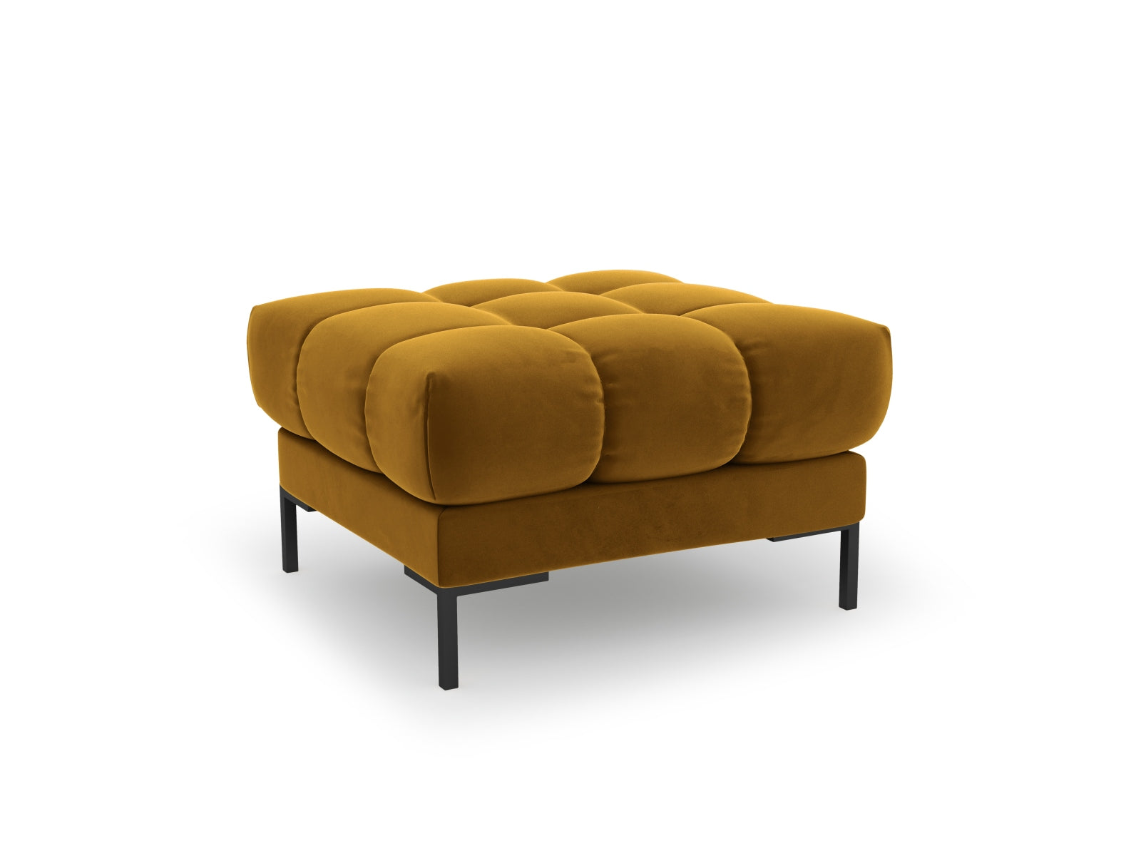 Mamaia Pouf, 60x60 cm — Yellow