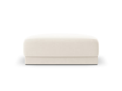 Pouf Samt Schwarz Miley — Grey