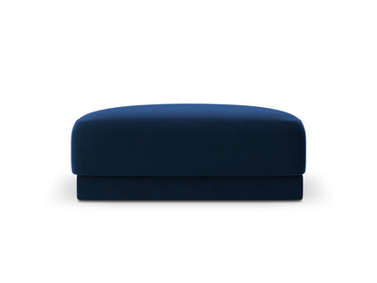 Pouf Samt Schwarz Miley — Light Grey