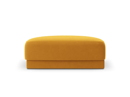Pouf Samt Schwarz Miley — Royal Blue