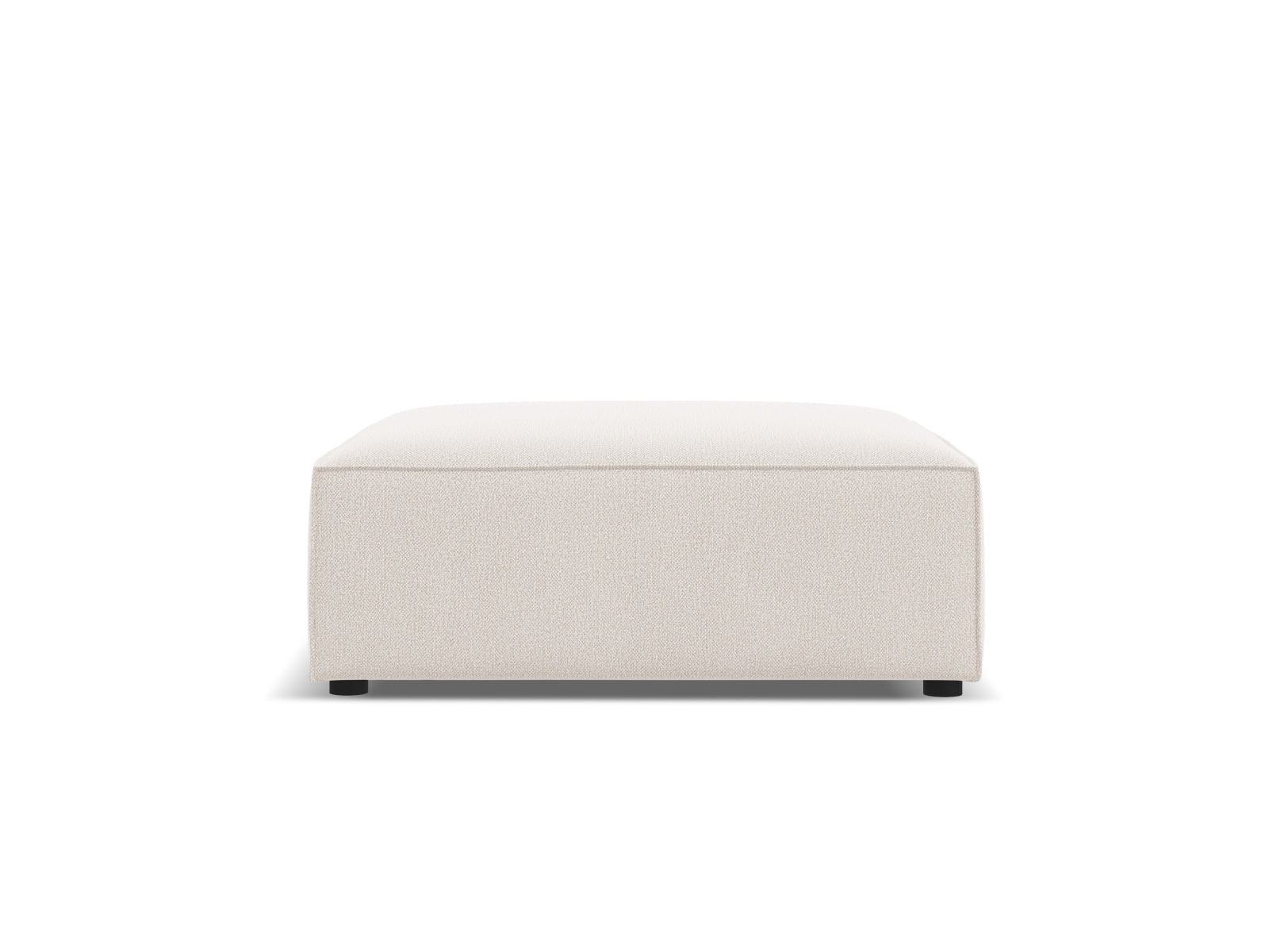 Jodie Pouf, 99x80 cm — Light Beige
