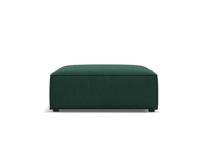 Pouf Strukturstoff Schwarz Jodie — Green